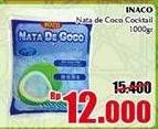 Promo Harga INACO Nata De Coco Cocktail 1000 gr - Giant