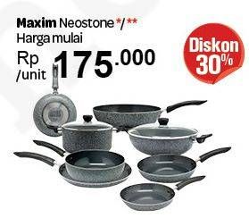 Promo Harga MAXIM Neostone Enhanced Ceramic Nonstick  - Carrefour