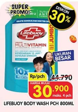 Promo Harga Lifebuoy Body Wash 825 ml - Superindo