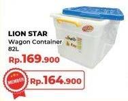 Promo Harga Lion Star Wagon Container 82000 ml - Yogya