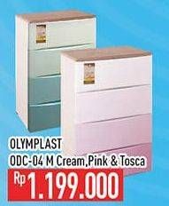 Promo Harga Olymplast ODC 04-M Cream, Pink, Tosca  - Hypermart