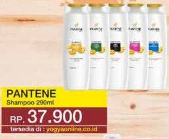 Promo Harga PANTENE Shampoo Anti Dandruff, Daily Moisture Renewal, Hair Fall Control, Silky Smooth Care, Total Damage Care 290 ml - Yogya
