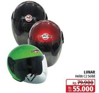 Promo Harga Lunar Helm C2 Solid  - Lotte Grosir
