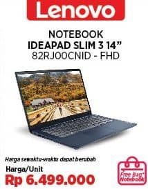 Promo Harga Lenovo Notebook Ideapad Slim 3 14 Inci82RJ00CNID-FHD  - COURTS