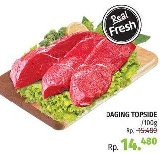 Promo Harga Daging Topside Sapi per 100 gr - LotteMart