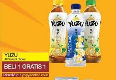 Promo Harga Yuzu Minuman Teh All Variants 350 ml - Yogya