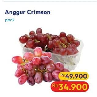 Promo Harga Anggur Crimson per 100 gr - Hypermart