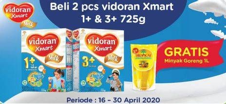Promo Harga VIDORAN Xmart 1+/Xmart 3+ 725 gr - Alfamart