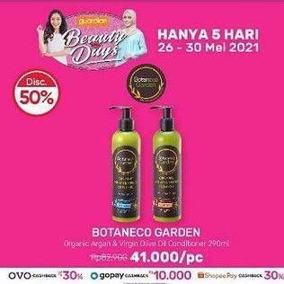 Promo Harga BOTANECO GARDEN Argan & Olive Oil Hair Conditioner 290 ml - Guardian