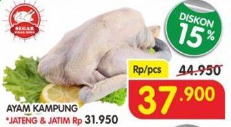 Promo Harga Ayam Kampung per 100 gr - Superindo