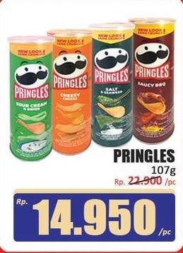 Promo Harga Pringles Potato Crisps 107 gr - Hari Hari