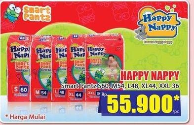 Promo Harga Happy Nappy Smart Pantz Diaper XL44, XXL36, L48, M54, S60 36 pcs - Hari Hari