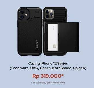 Promo Harga Casing Iphone 12 Series (Casemate, UAG, Coach, KateSpade, Spigen)  - iBox