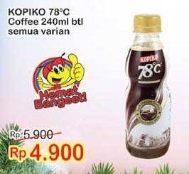 Promo Harga Kopiko 78C Drink All Variants 240 ml - Indomaret