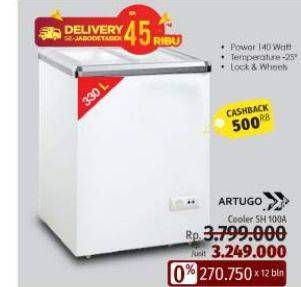 Promo Harga ARTUGO Cooler SH 100A  - LotteMart
