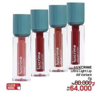 Promo Harga Luxcrime Ultra Creamy Lip Velvet All Variants  - LotteMart