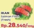 Promo Harga Salmon Fillet per 100 gr - Yogya