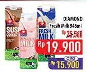 Promo Harga Diamond Fresh Milk 946 ml - Hypermart