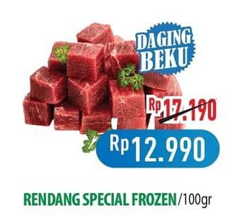 Promo Harga Daging Rendang Sapi Special per 100 gr - Hypermart