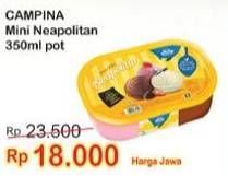 Promo Harga CAMPINA Ice Cream Neapolitan 350 ml - Indomaret