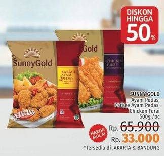 Promo Harga Ayam Pedas / Karaage Ayam Pedas / Chicken Furai 500g  - LotteMart