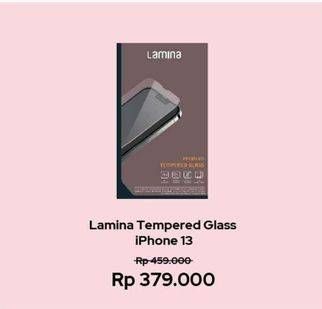 Promo Harga LAMINA Tempered Glass Iphone 13  - Erafone