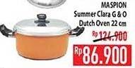 Promo Harga MASPION Summer Color G&D Dutch Oven  - Hypermart