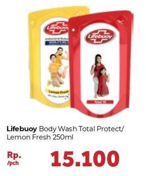 Promo Harga LIFEBUOY Body Wash Lemon Fresh, Total 10 250 ml - Carrefour