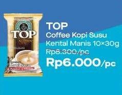 Promo Harga Top Coffee Kopi per 10 sachet 30 gr - Alfamart