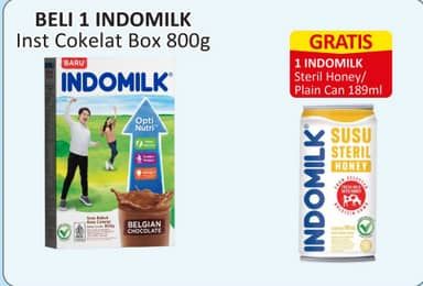 Promo Harga Indomilk Susu Bubuk Cokelat 800 gr - Alfamart
