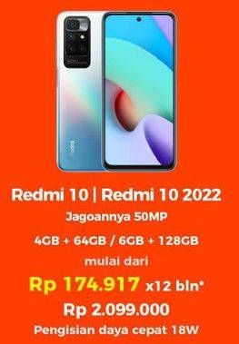 Promo Harga Redmi 10/10 2022  - Erafone