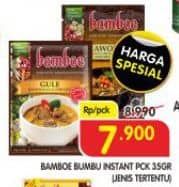 Promo Harga Bamboe Bumbu Instant 35 gr - Superindo