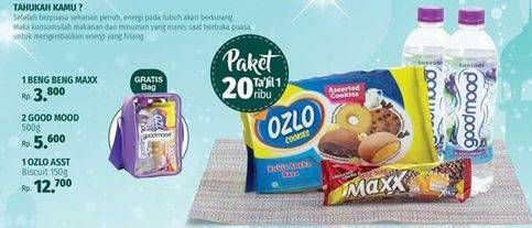 Promo Harga Paket Ta'Jil 1 ( Beng beng maxx + good mood + ozlo assy)  - LotteMart
