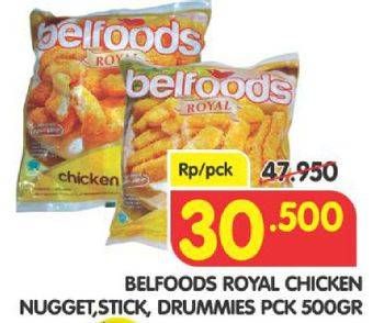 Promo Harga BELFOODS Royal Nugget 500 gr - Superindo