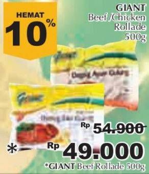 Promo Harga GIANT Rolade 500 gr - Giant