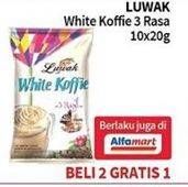 Promo Harga Luwak White Koffie 10 pcs - Alfamidi
