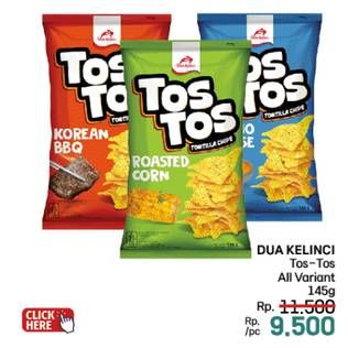 Promo Harga Tos Tos Snack All Variants 145 gr - LotteMart