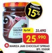Promo Harga MARIZA Jam Chocolate Spread 250 gr - Superindo