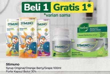 Promo Harga Stimuno Restores Immunes Syrup/Forte Restores Immune System Capsule   - TIP TOP