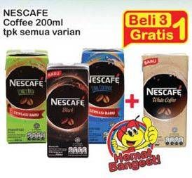 Promo Harga Nescafe Ready to Drink All Variants per 3 pcs 200 ml - Indomaret