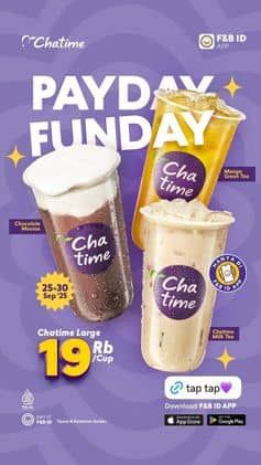 Promo Harga Payday Funday  - Chatime