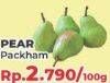 Promo Harga Pear Packham per 100 gr - Yogya