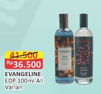 Promo Harga EVANGELINE Eau De Parfume All Variants 100 ml - Alfamart