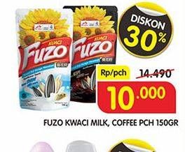 Promo Harga FUZO Kuaci Milk, Coffee 150 gr - Superindo
