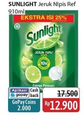 Promo Harga Sunlight Pencuci Piring Jeruk Nipis 100 910 ml - Alfamidi