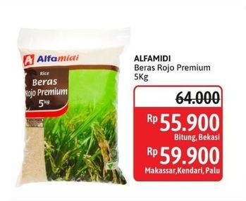 Promo Harga Alfamidi Beras Rojo Premium 5000 gr - Alfamidi