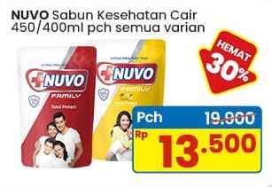 Promo Harga Nuvo Body Wash All Variants 400 ml - Indomaret