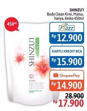 Promo Harga SHINZUI Body Cleanser Kirei, Matsu, Iseiya, Keiko 450 ml - Alfamidi