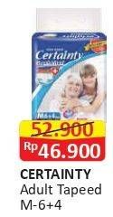 Promo Harga Certainty Adult Diapers M10 10 pcs - Alfamart