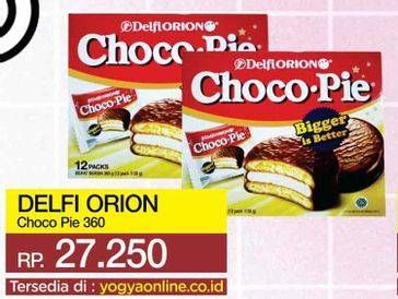 Promo Harga DELFI Orion Choco Pie per 12 pcs 30 gr - Yogya